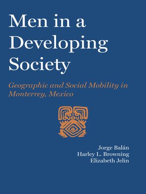 cover image of Men in a Developing Society